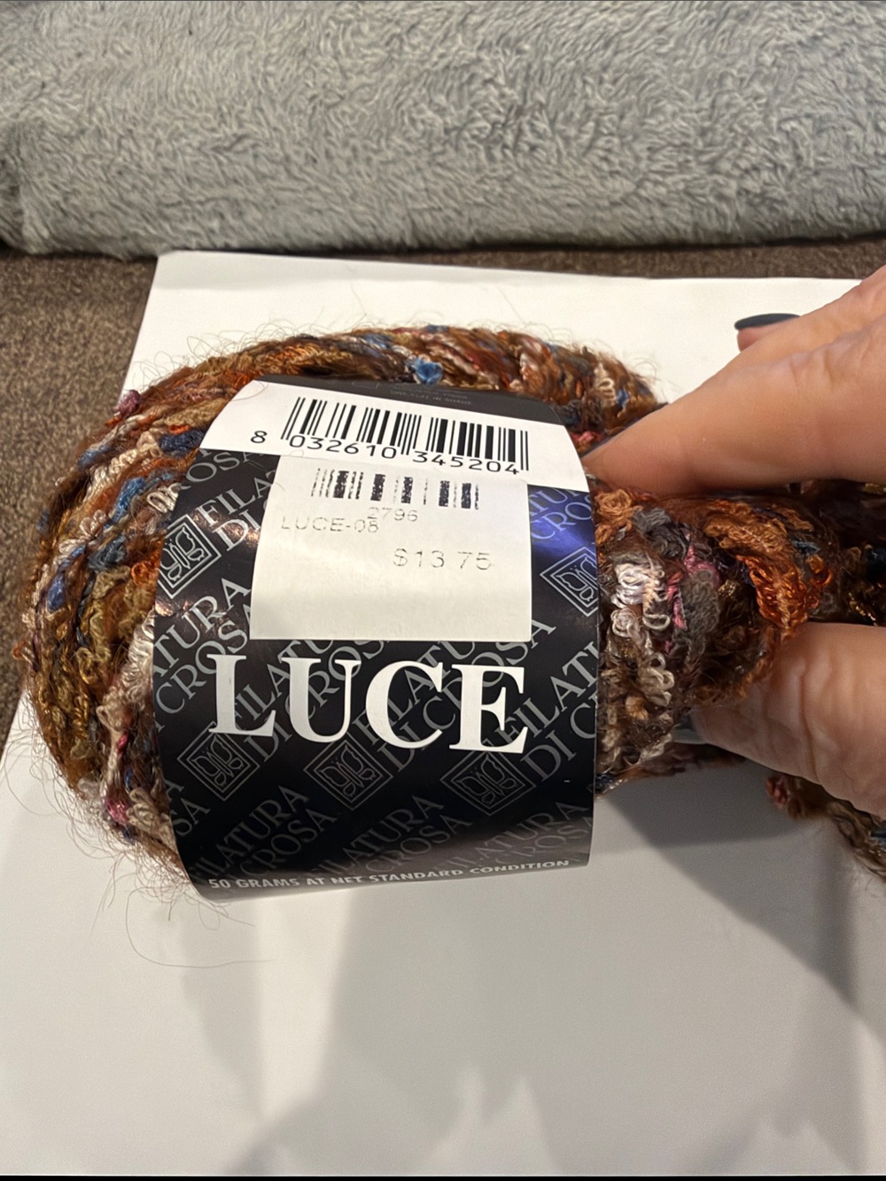Filatura di Crosa Luce Multicolor Yarn color 8 NWT 2 skeins